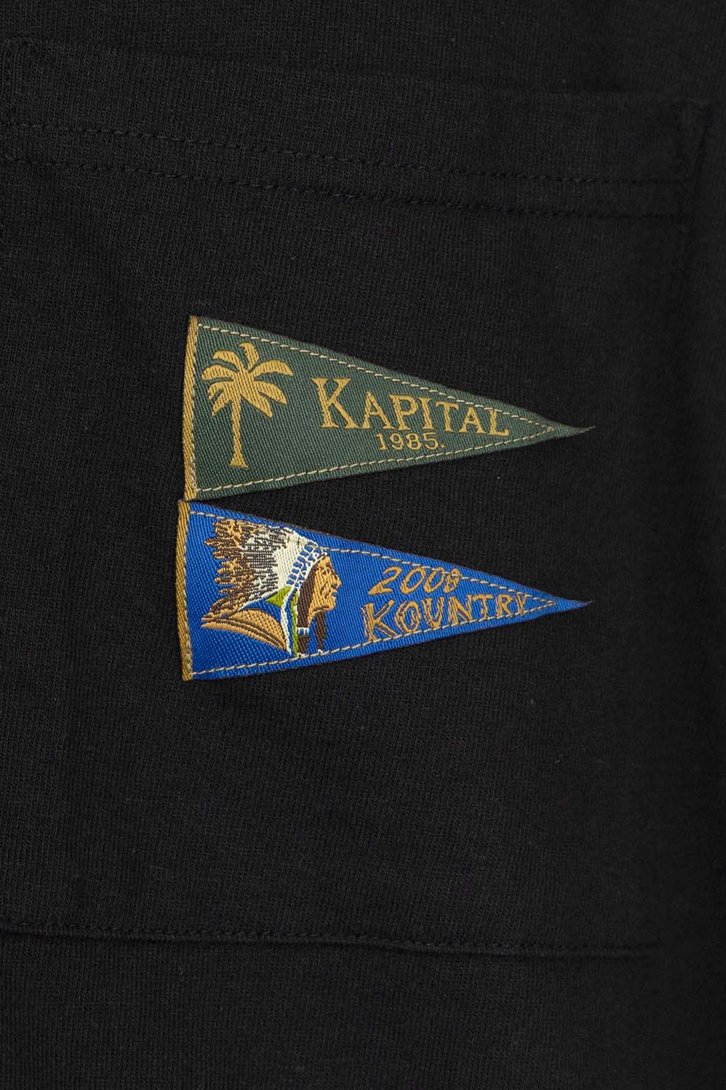 Kapital - 20 - Jersey PENNANT T -3 Flags - Black