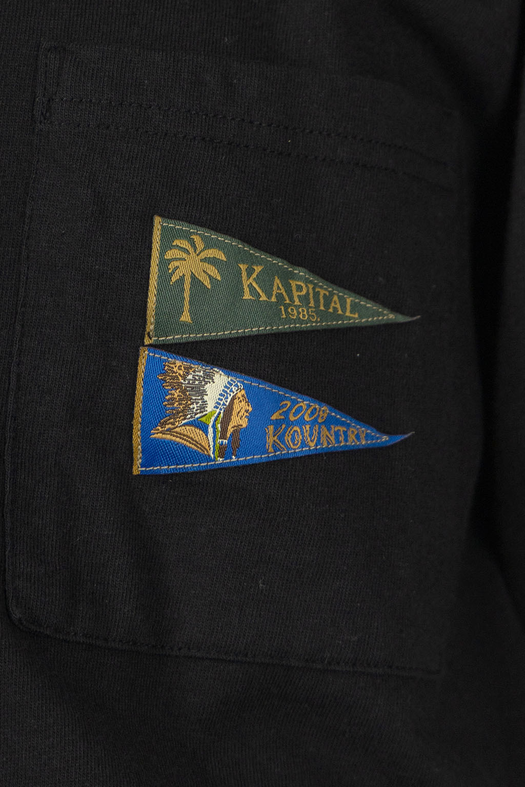 Kapital - 20 - Jersey PENNANT T -3 Flags - Black