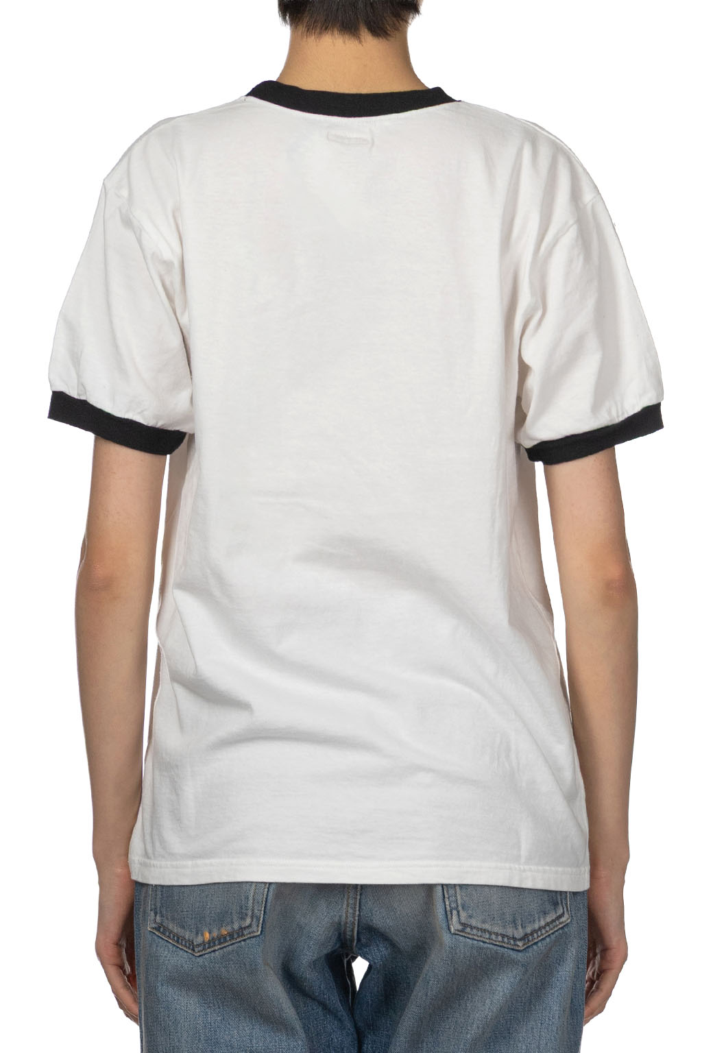 Kapital - 20/-Jersey RINGER Pocket T (LIFE KAPRICCIO) - White