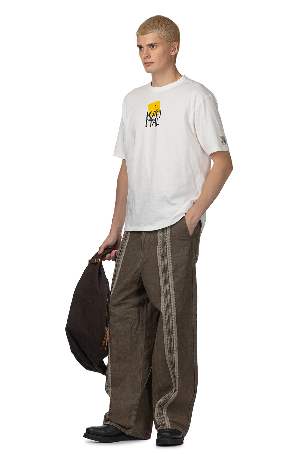 Kapital - 20-Jersey ROOKIE Crew T (PECKISH KAP) - Yellow