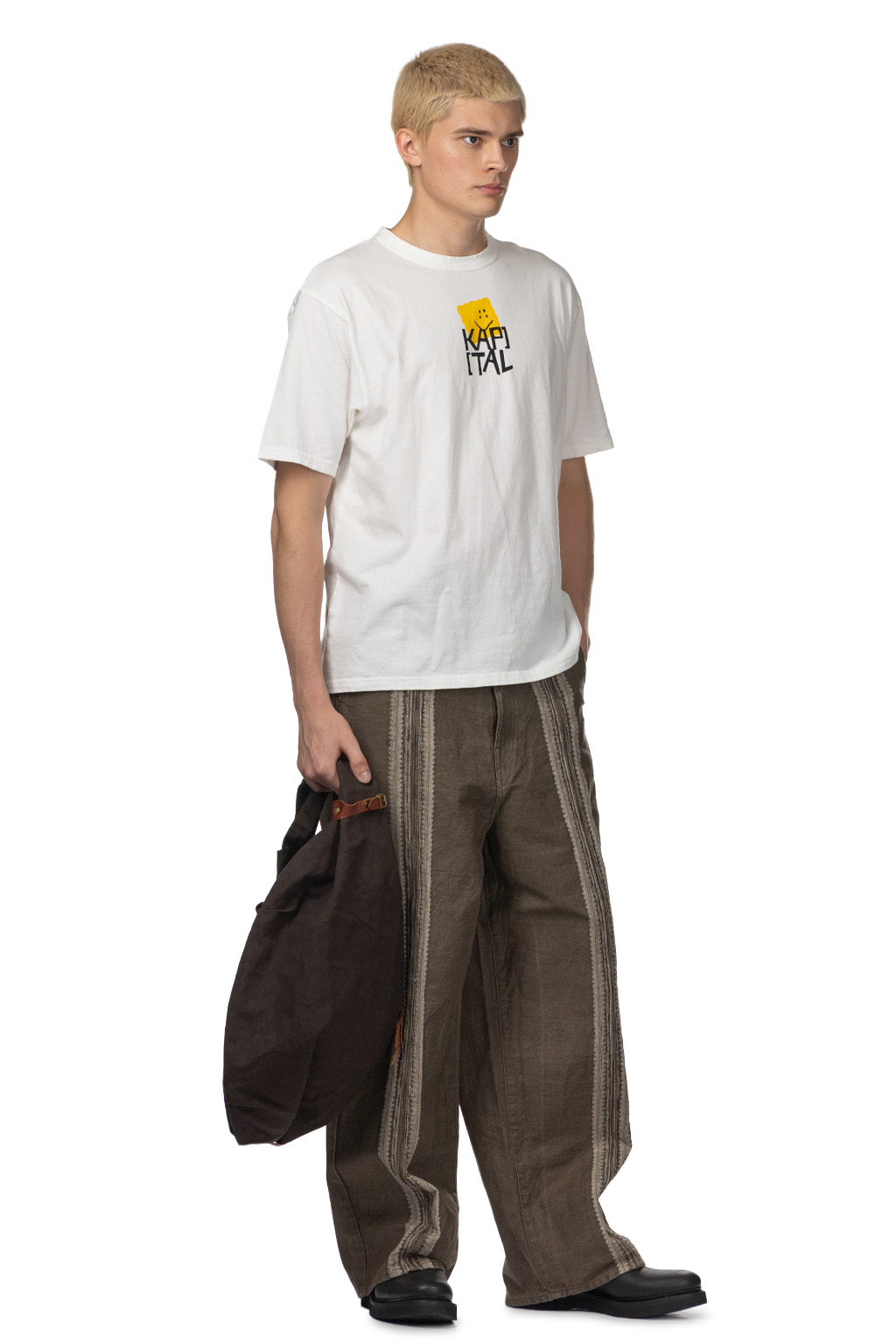 Kapital - 20-Jersey ROOKIE Crew T (PECKISH KAP) - Yellow