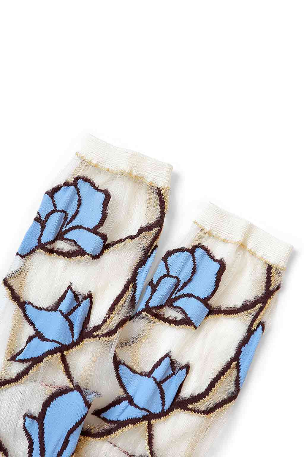 Kapital - 200 Yarns MAGNOIA See-Through Socks in 4 Color Chioces