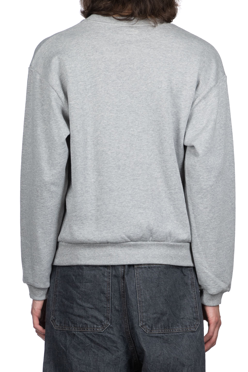 Kapital - 30-Knit Crew Sweatshirt (LUCKY BATTERY BIRD) - Grey