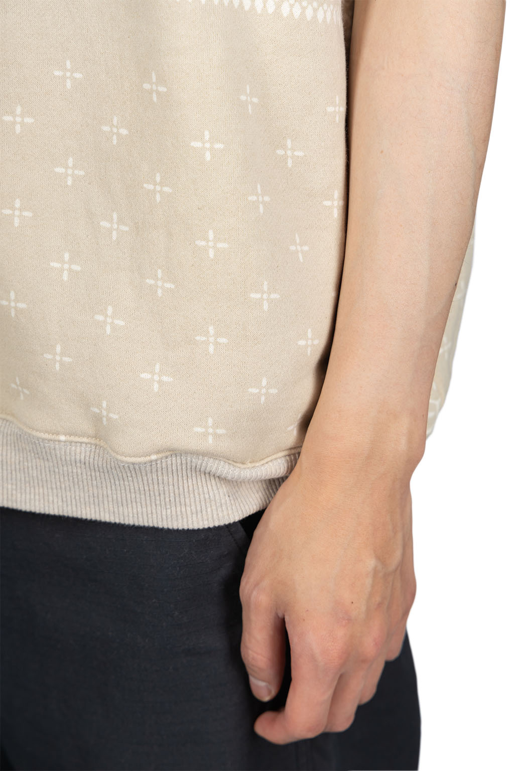 Kapital - 30/-SWT Knit Bandana BIG Vest - Natural 