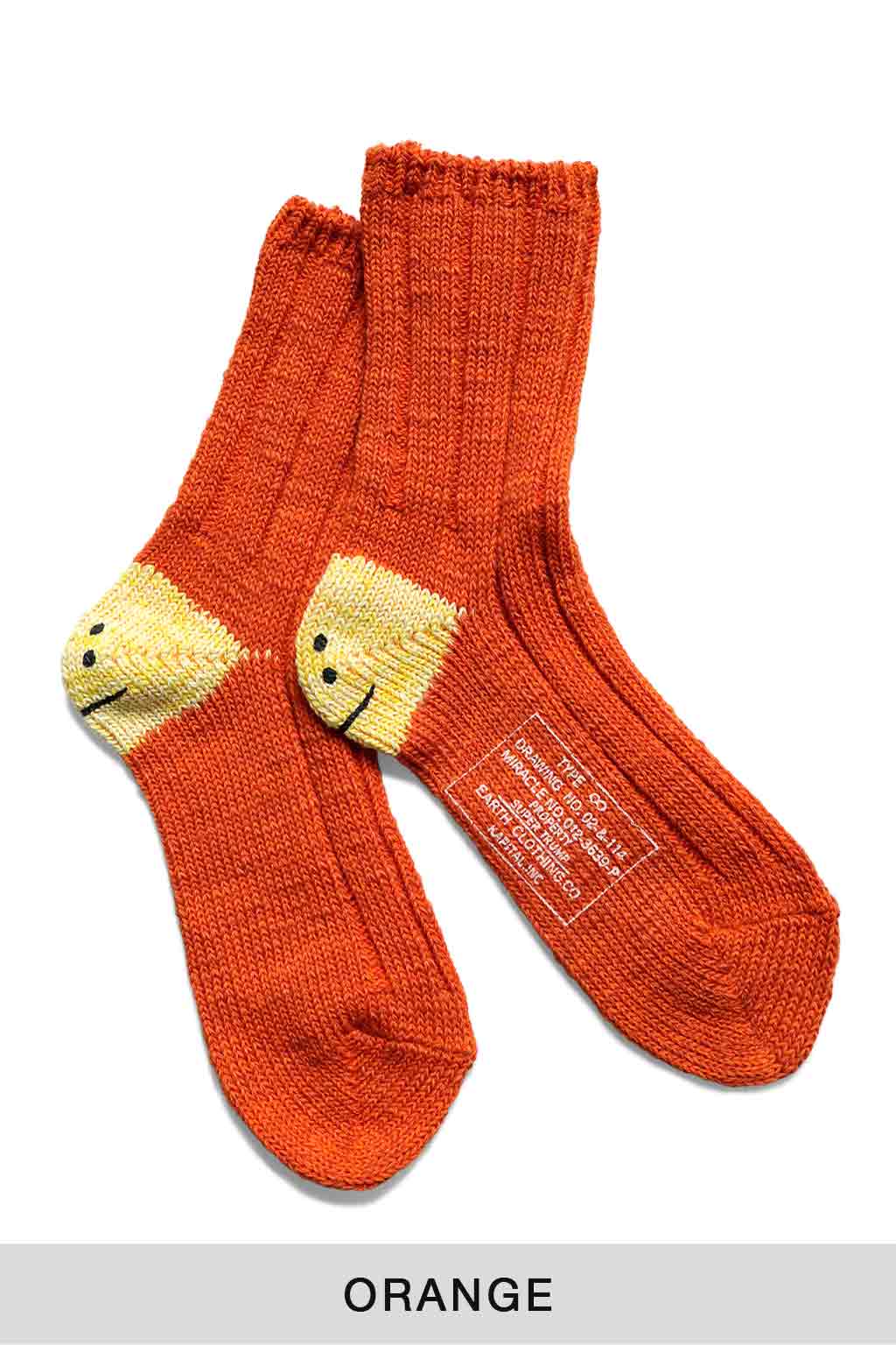 Kapital 56 Yarns MA-1 HEEL SMILIE Socks