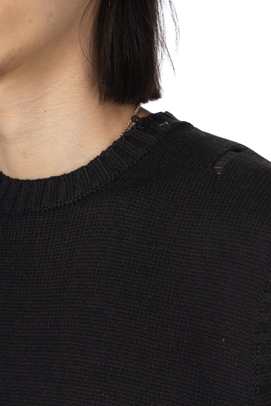 Kapital - 5G Cotton Knit BONE Vest - Black 