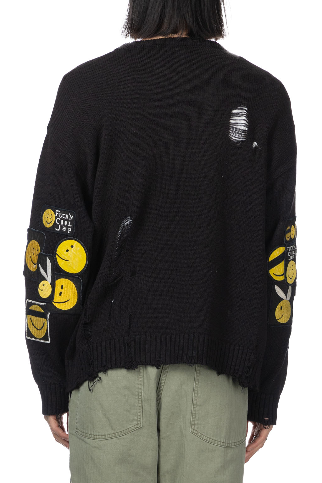 Kapital | 5G Cotton Knit Crew Sweater (ANARCHY RAINBOWY