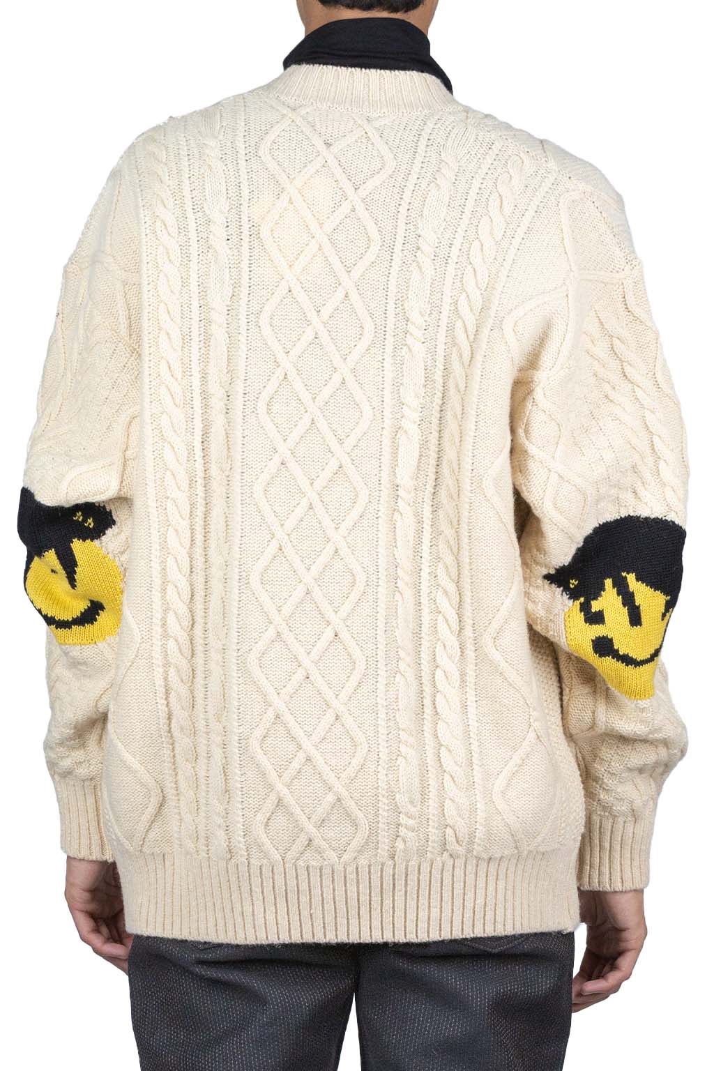トップス KAPITAL cardigan KAPITAL Cropped Ribbed Wool Zip-Up Cardigan for Men | MR PORTER