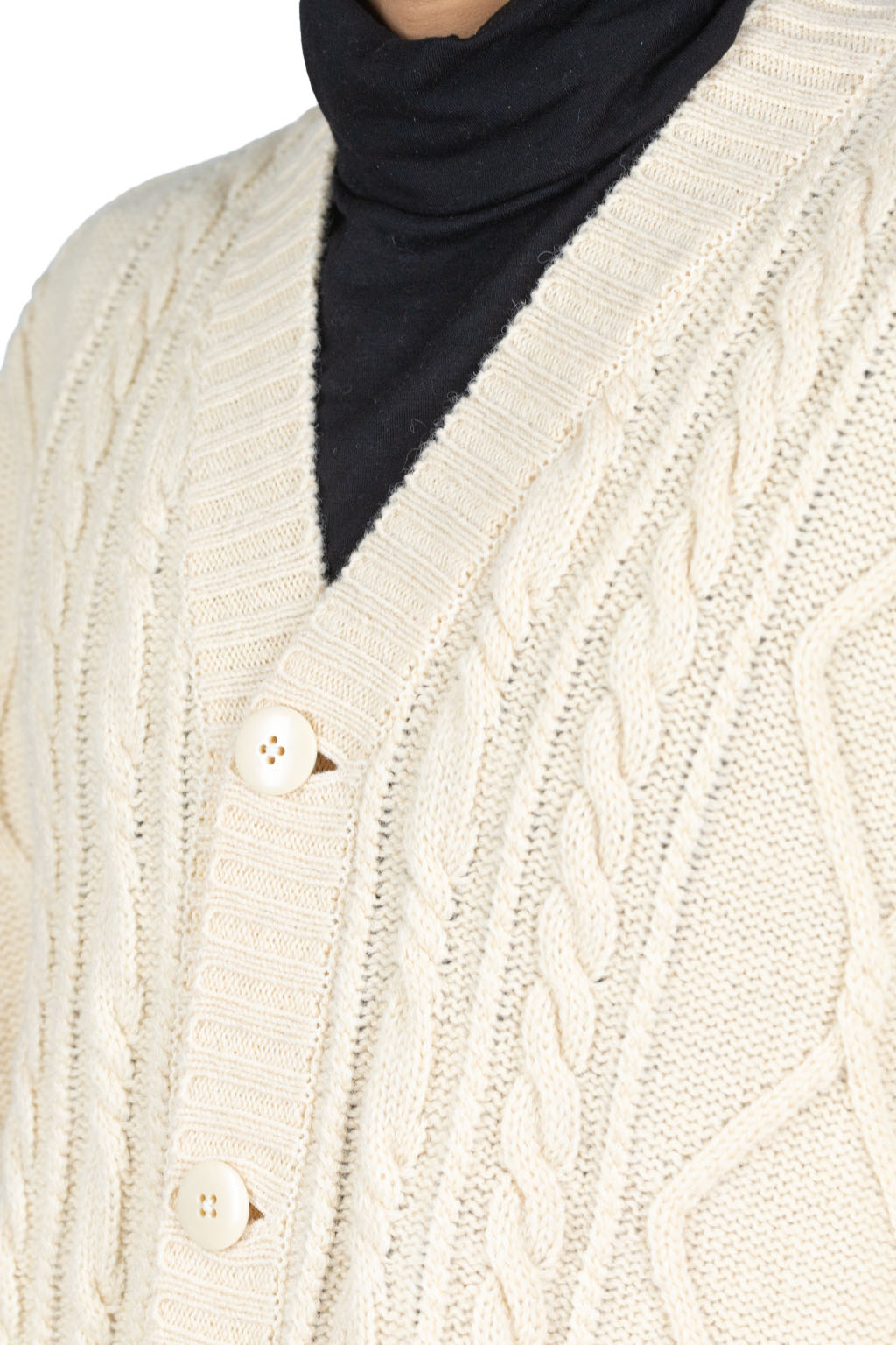 BlueButtonShop - Kapital - Kapital-5G-Wool-Cable-Knit-Elbow