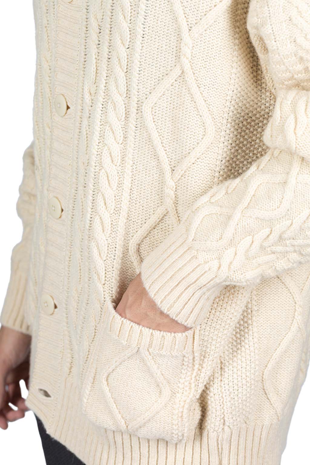 BlueButtonShop - Kapital - Kapital-5G-Wool-Cable-Knit-Elbow