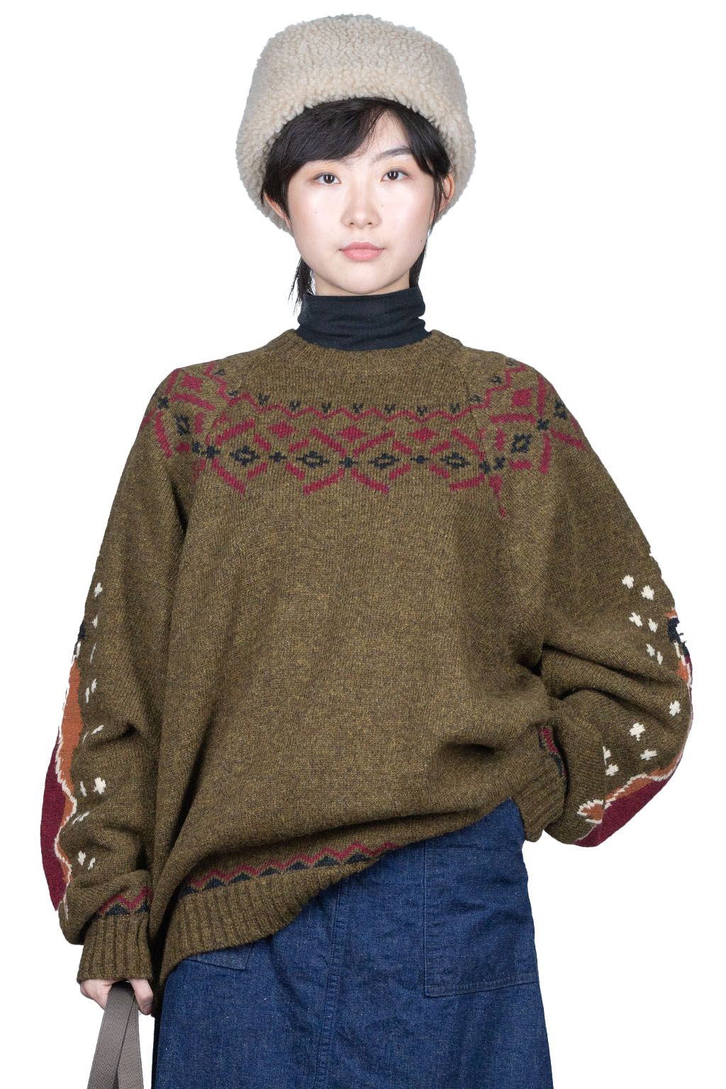 Anatoly & Sons Lupetto Cable Knit Sweater