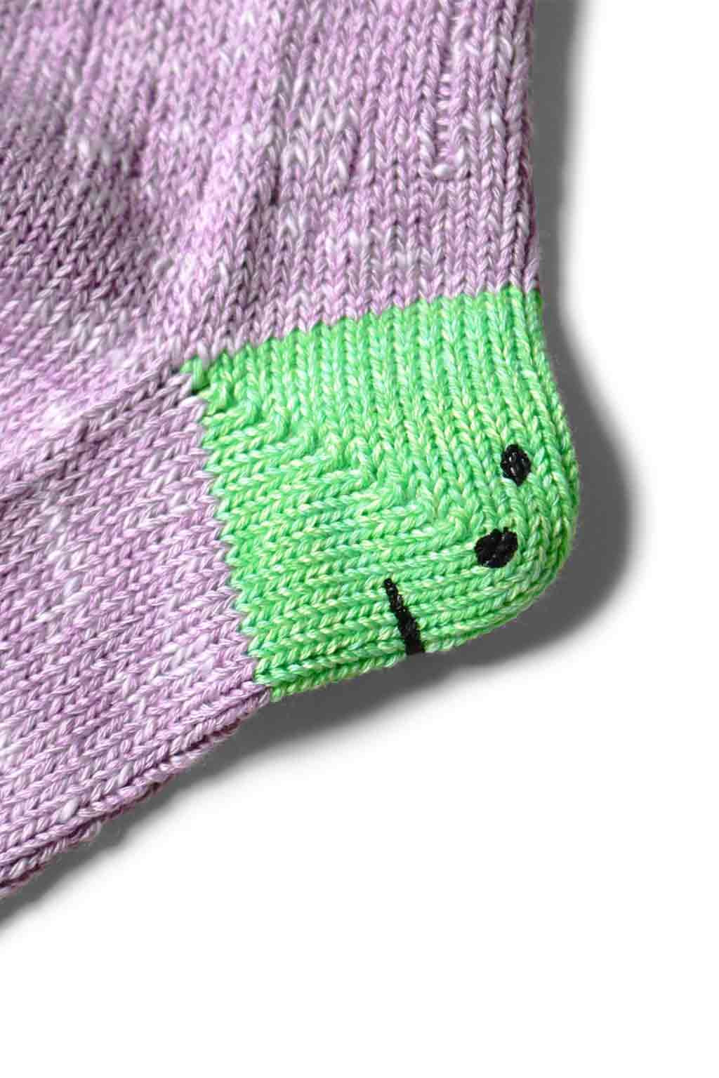 Kapital - 60 Yarns IVY RAINBOWY HAPPY HEEL-Hold Socks - 5 Color Choices