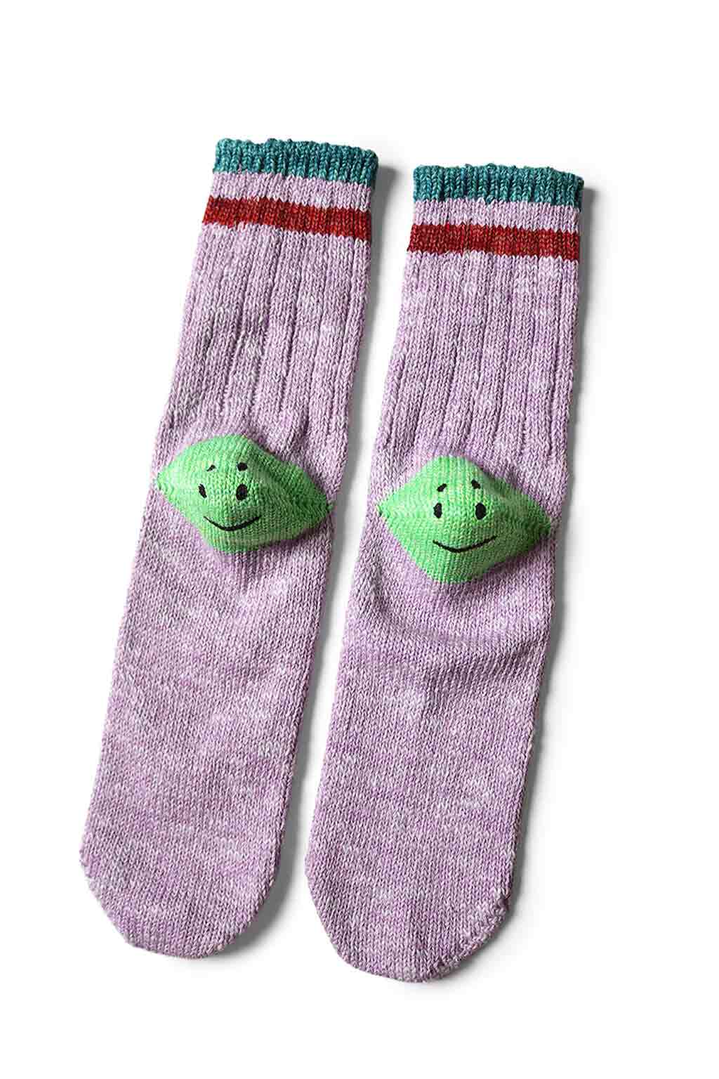 Kapital - 60 Yarns IVY RAINBOWY HAPPY HEEL-Hold Socks - 5 Color Choices
