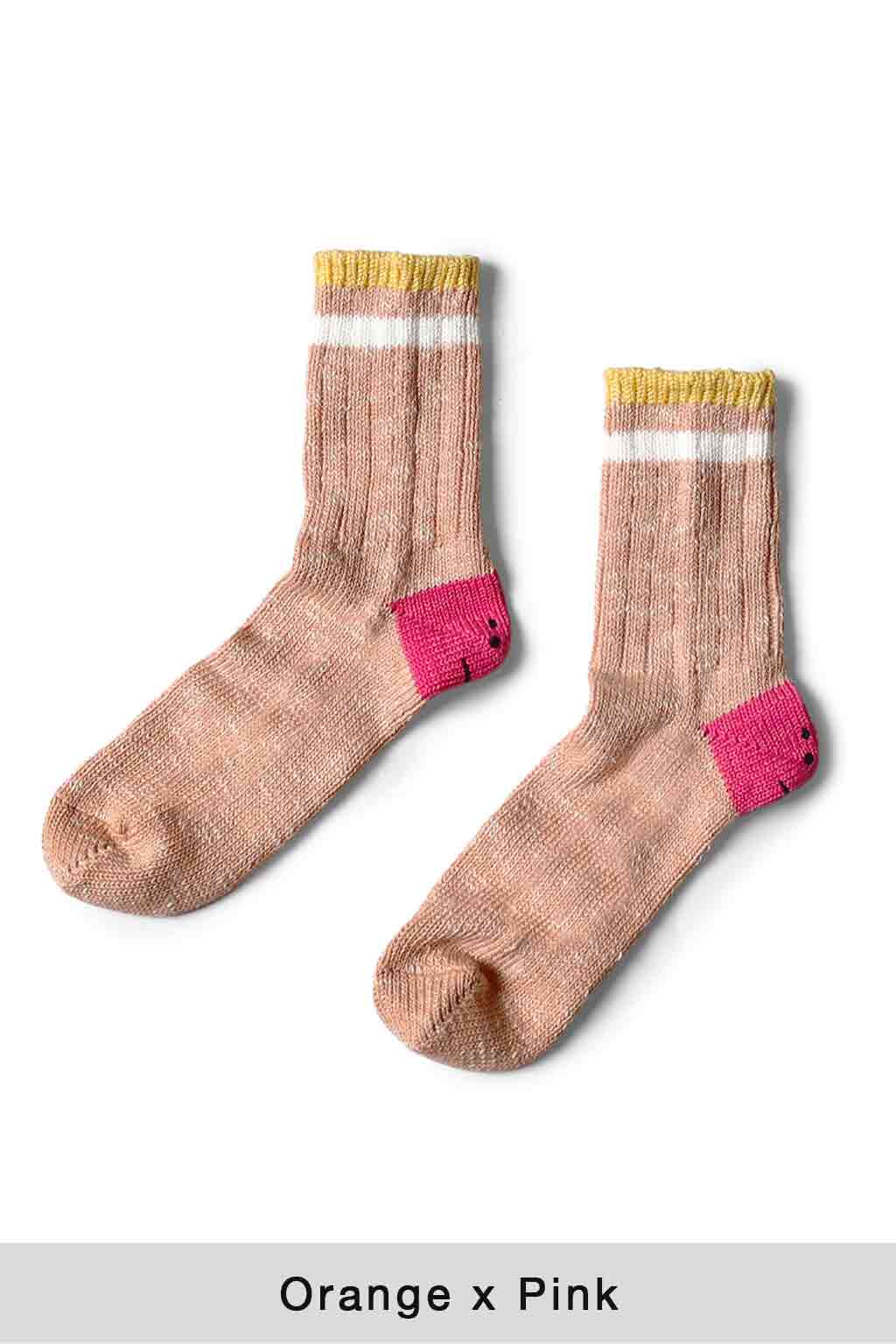 Kapital - 60 Yarns IVY RAINBOWY HAPPY HEEL-Hold Socks - 5 Color Choices