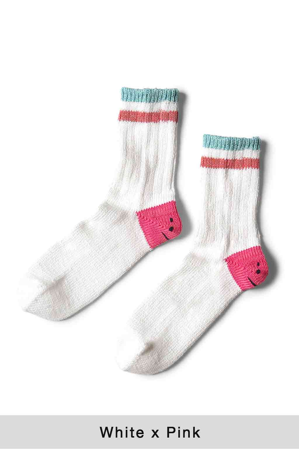 Kapital - 60 Yarns IVY RAINBOWY HAPPY HEEL-Hold Socks - 5 Color Choices