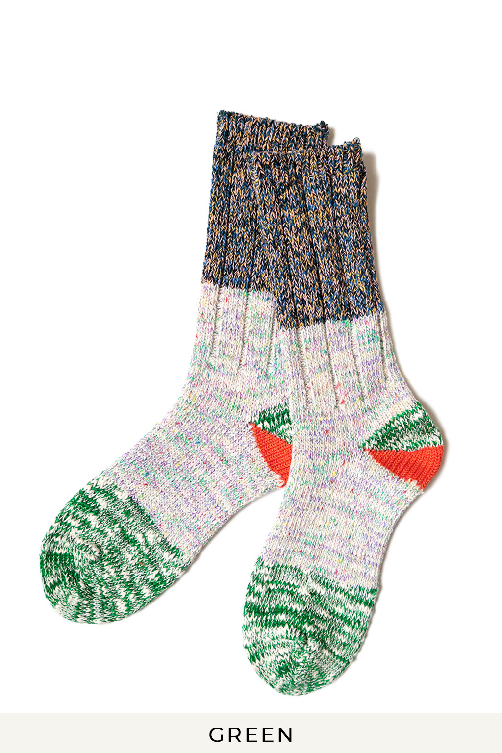 Kapital 60 Yarns 2 TONES HEEL Socks - 4 Colour Choices