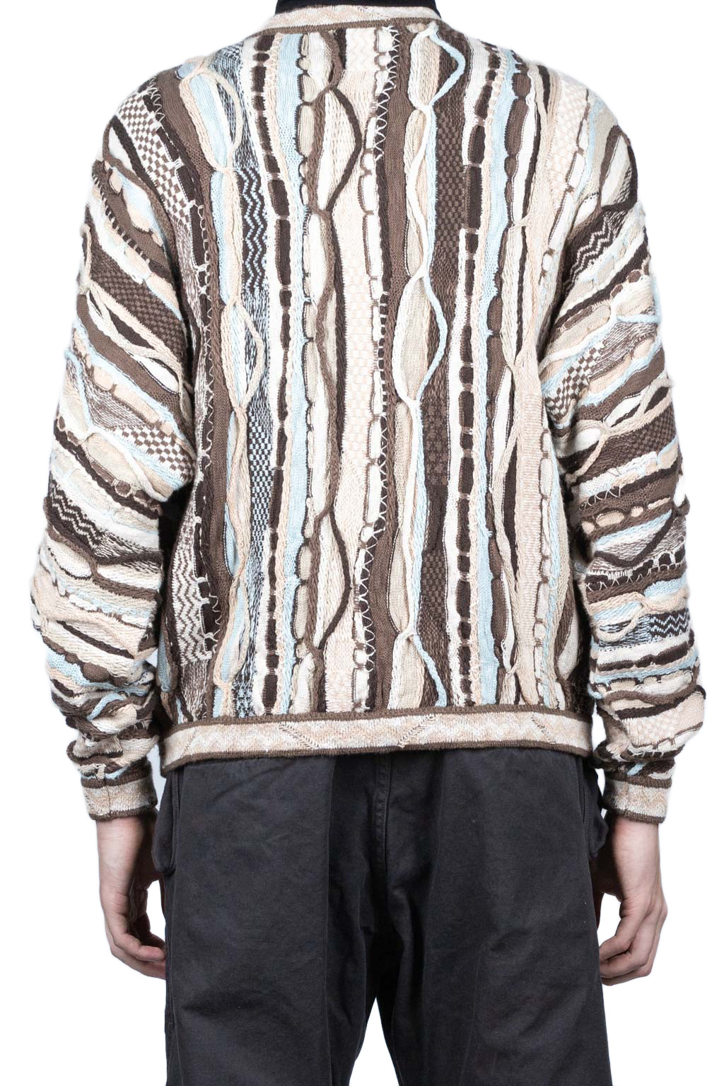 Kapital 7G Knit GAUDY Crew Sweater - Brown