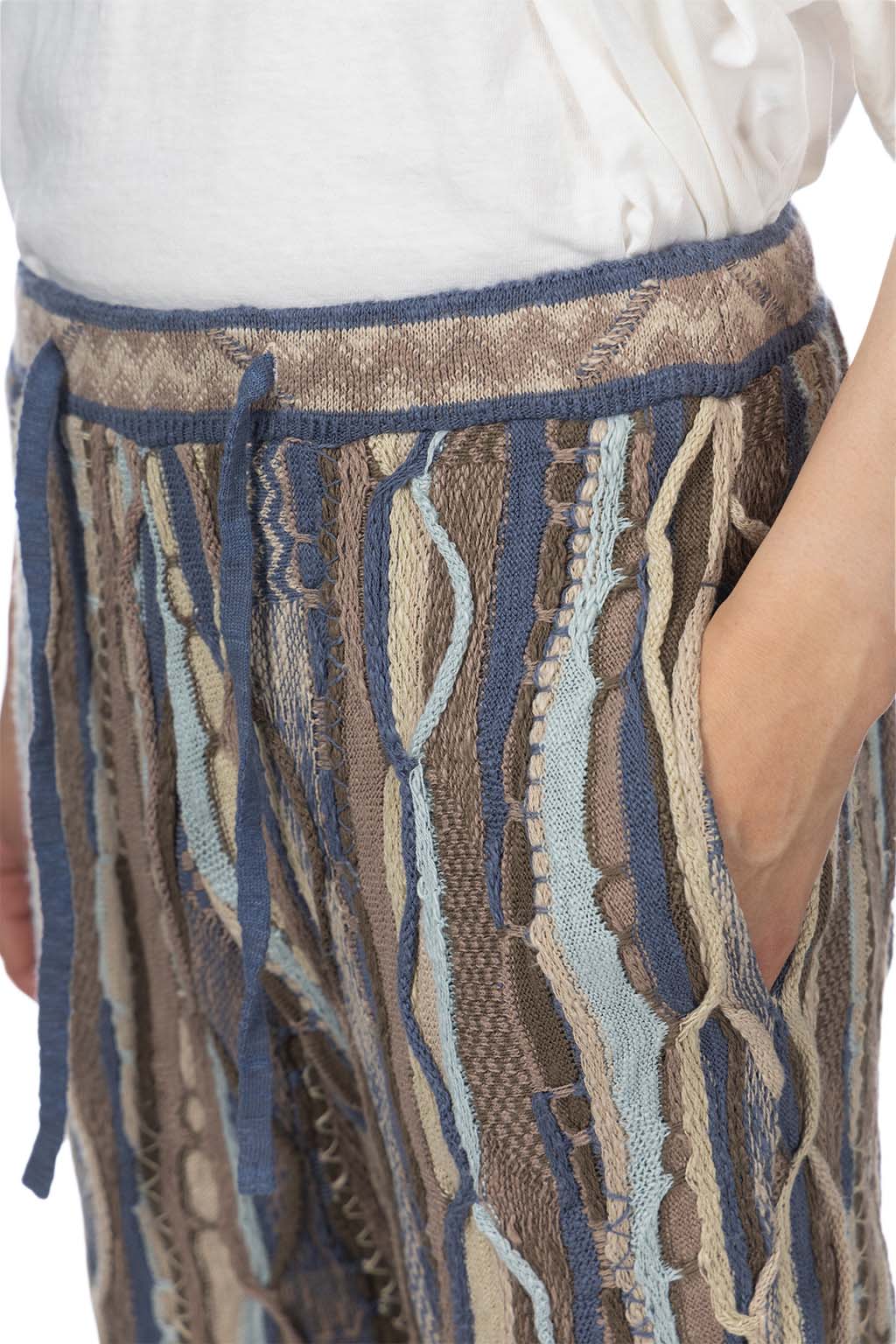 Kapital 7G Knit GAUDY SWT Pants - Navy