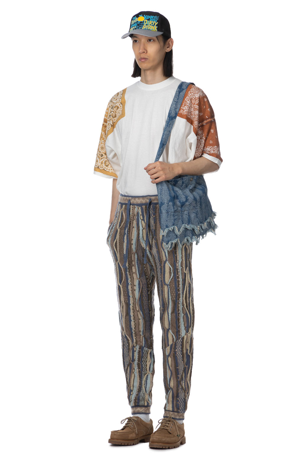 Kapital 7G Knit GAUDY SWT Pants - Navy