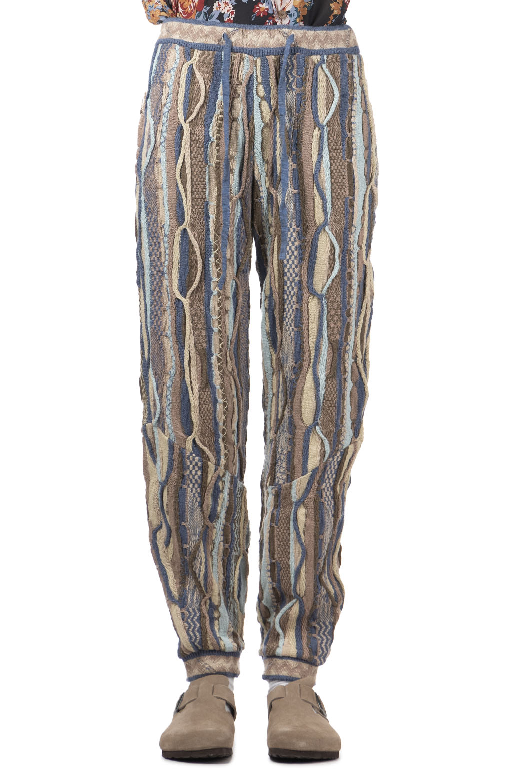 Kapital 7G Knit GAUDY SWT Pants - Navy