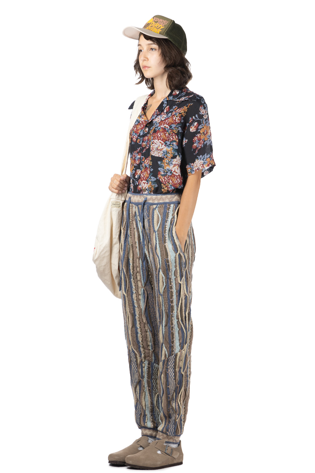 Kapital 7G Knit GAUDY SWT Pants - Navy