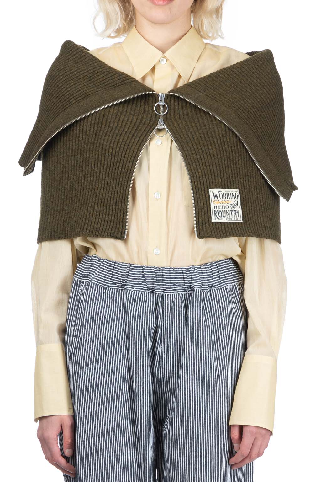 トップス archive comme ca ism double zip Knit archive comme ca ism double zip Knit