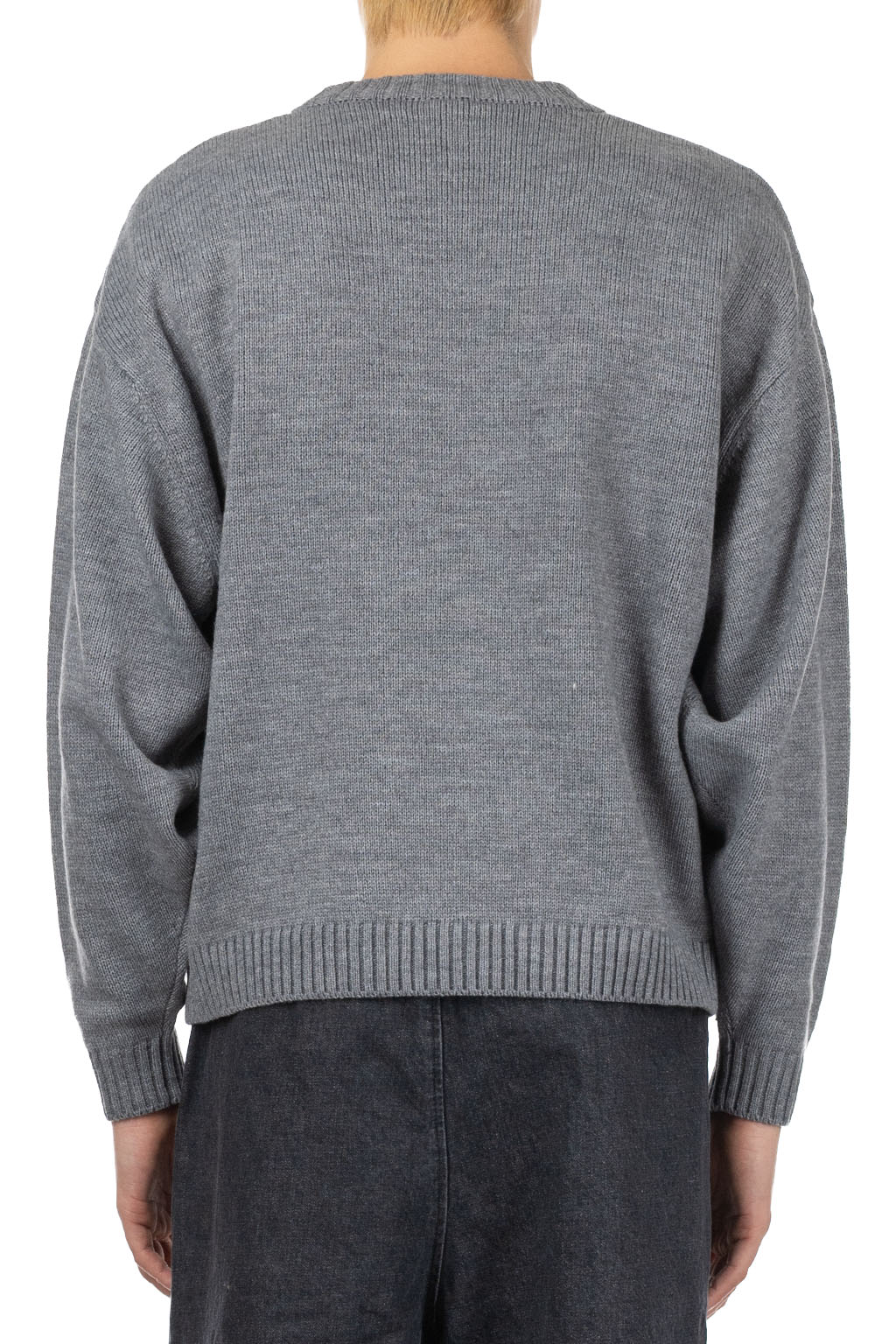 Kapital 7G Wool Crew Sweater (CONEYBOWY) - Grey
