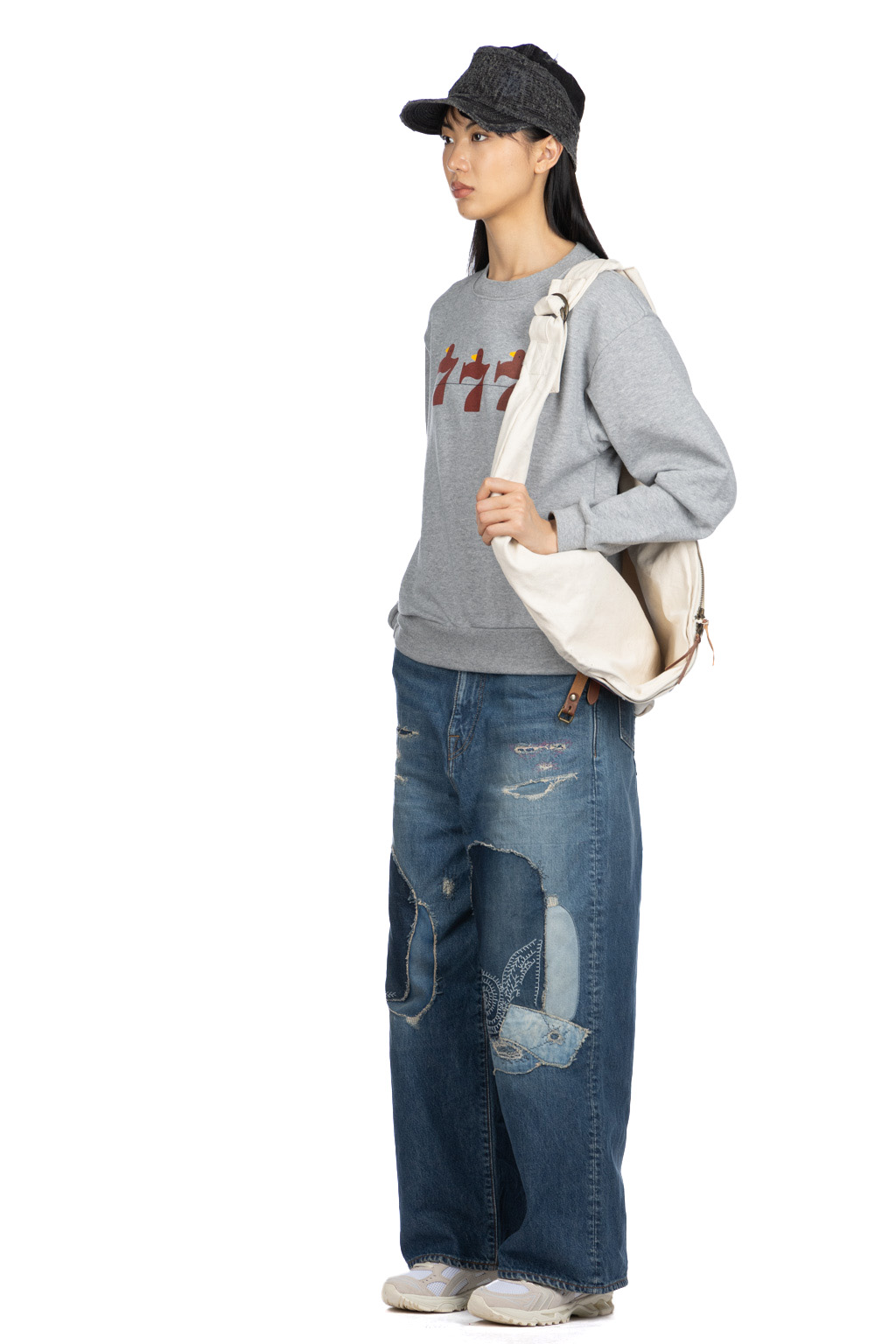 Buy Kapital 8 Canvas Kountry Snufkin Bag 'Khaki