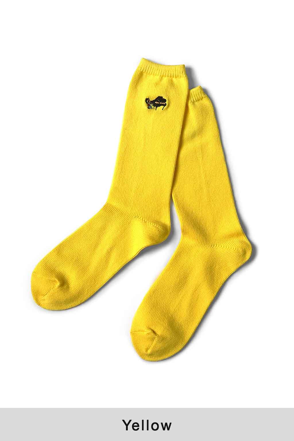Kapital - 84 Yarns PIANO Embroidery Socks - 5 Color Choices