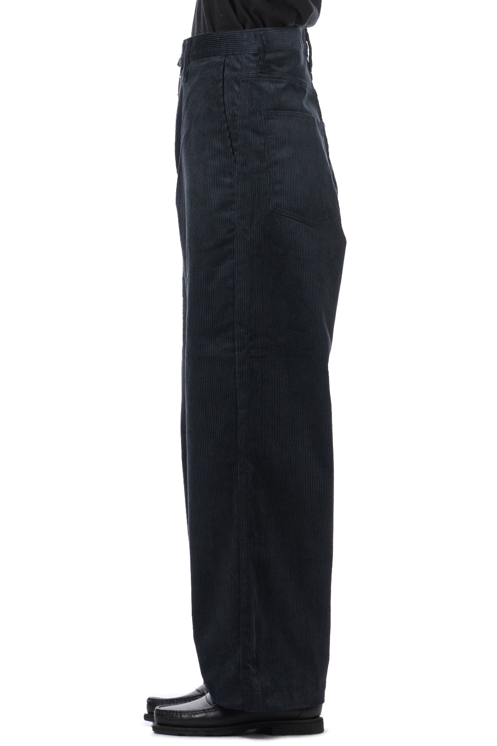 Kapital | 8W Corduroy ZIPPER PORT Baggy Pants - Black