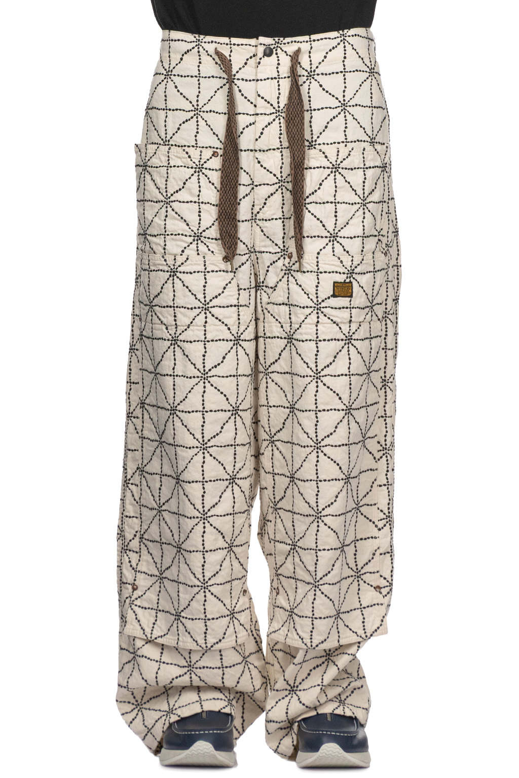 Kapital | 8oz Color Denim FOLD DOJO W-Knee EASY Baggy Pants