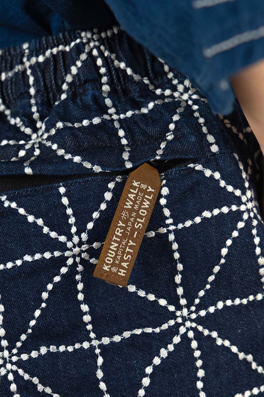 Kapital - 8oz Denim FOLK-DOJO EASY Shorts - Dark
