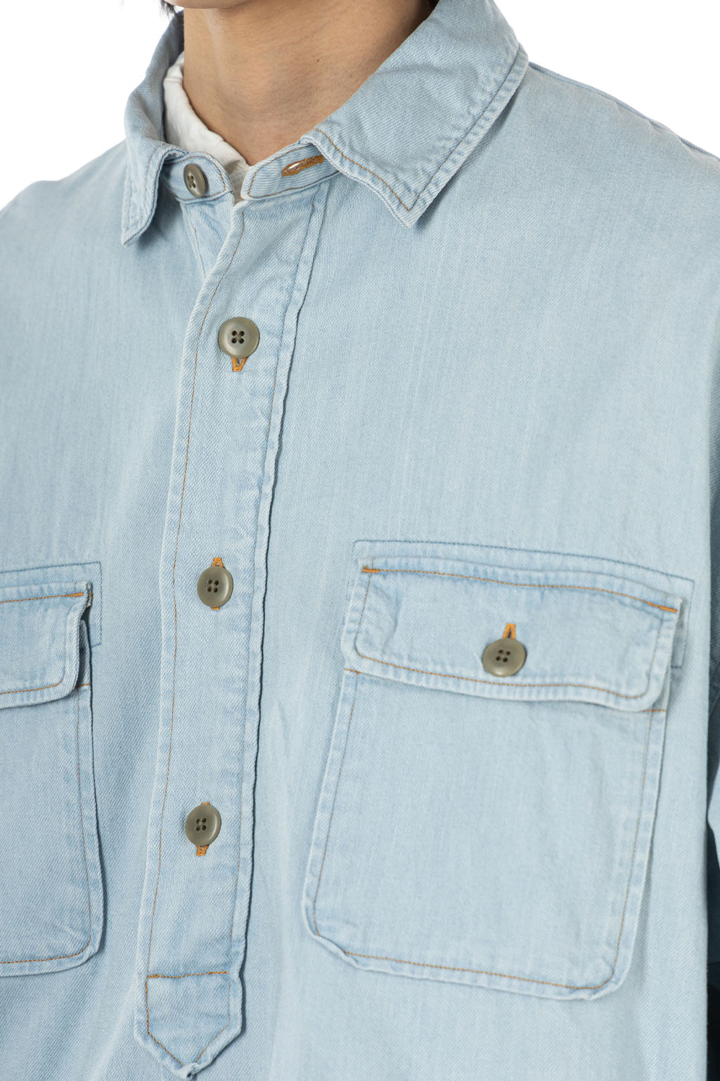 Kapital - 8oz Denim Shirt Anorak - PRO