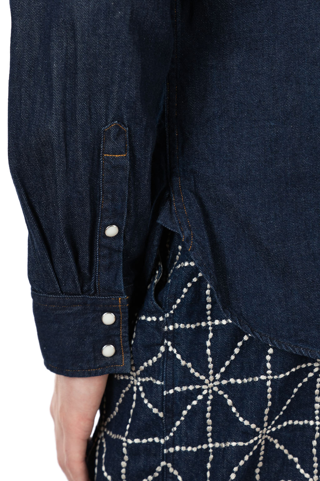Kapital - 8oz Denim Western Shirt - Indigo