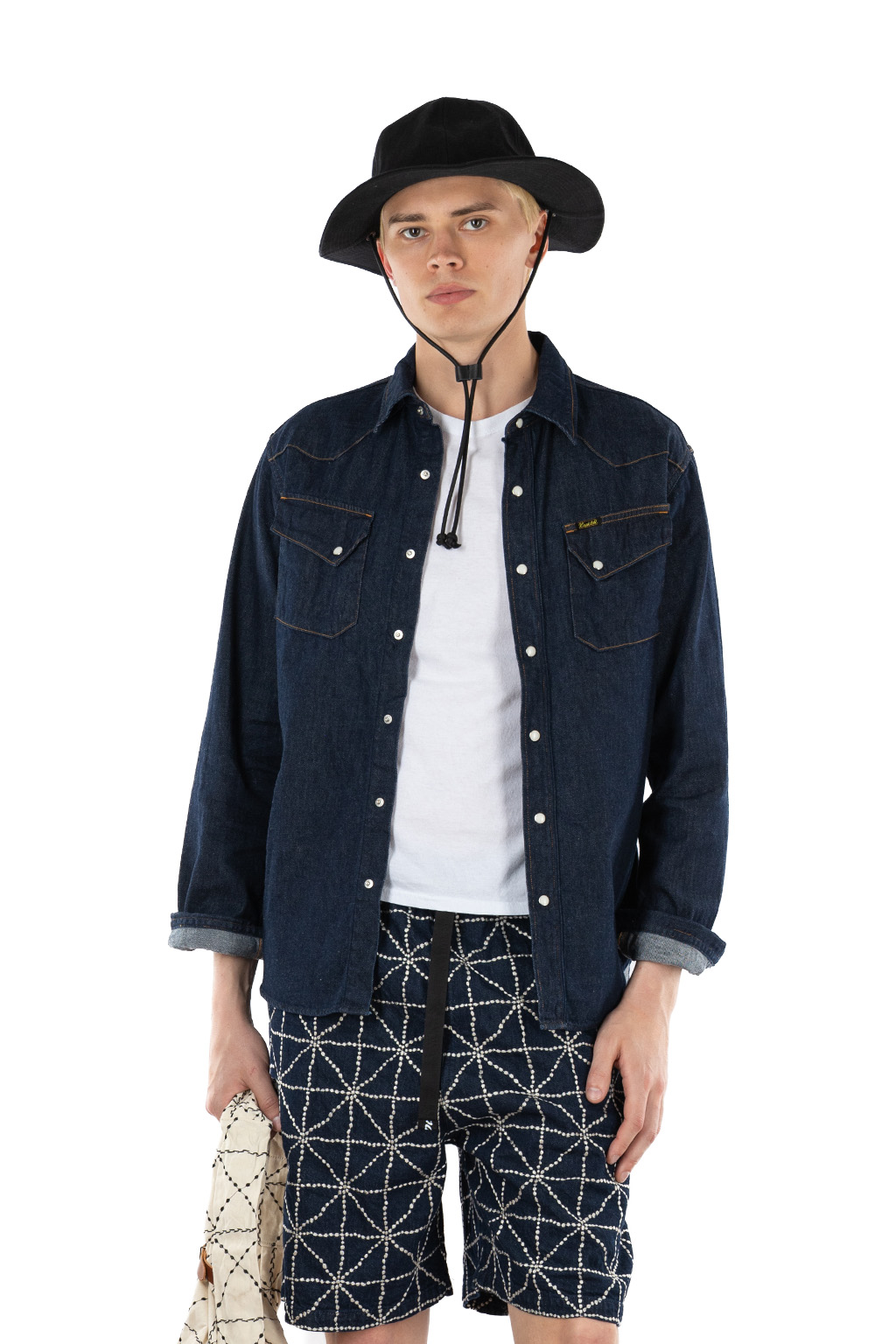 Kapital - 8oz Denim Western Shirt - Indigo