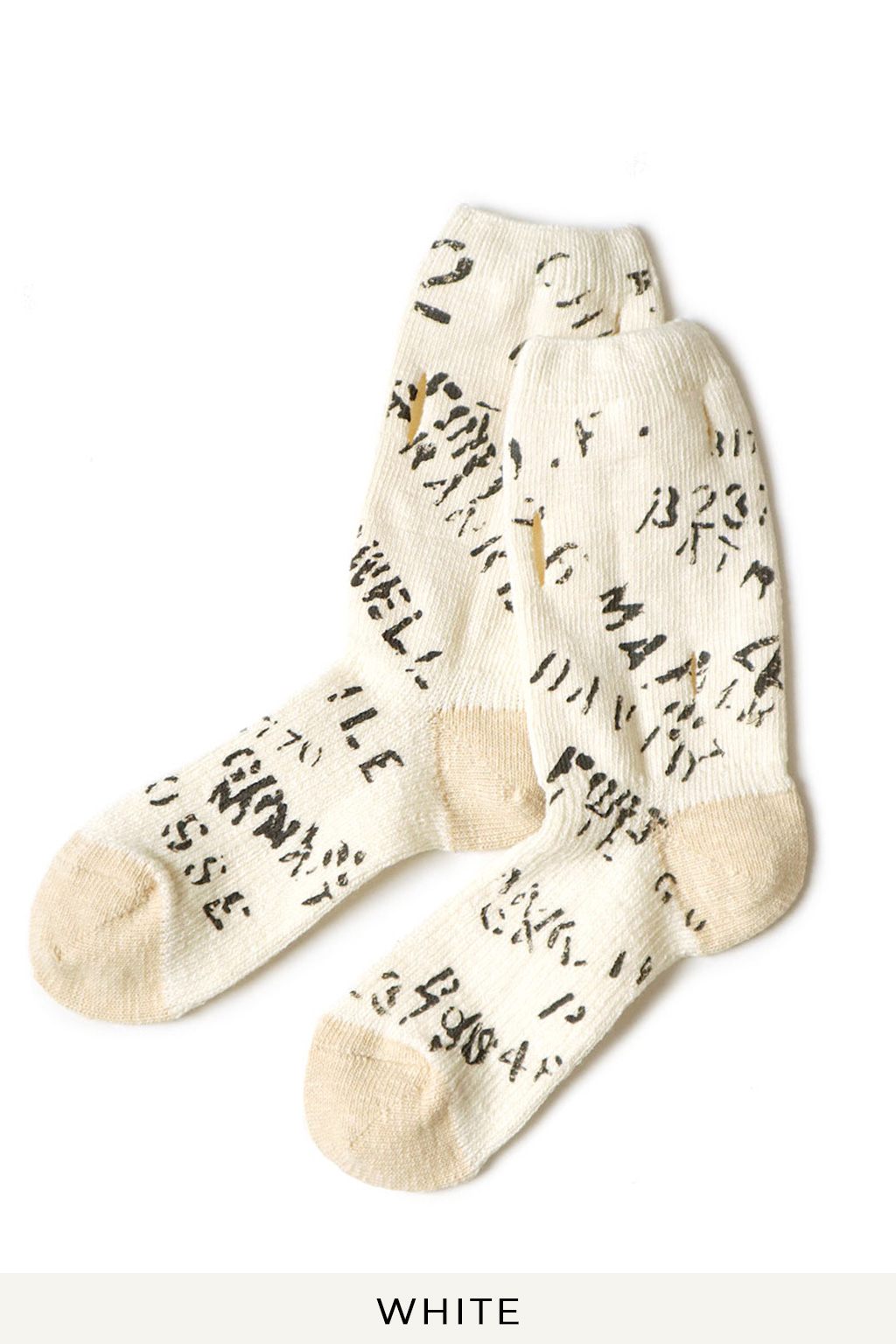Kapital 96 Yarns ARMY Graffiti Hole-Punched Socks - 2 Colour Choices