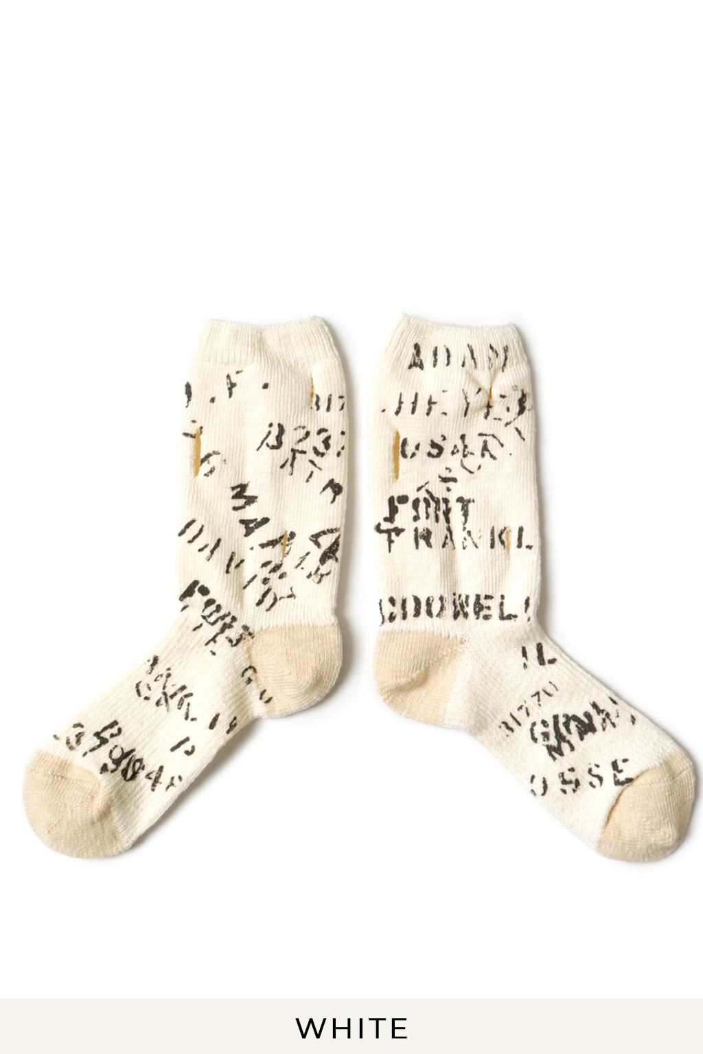 Kapital 96 Yarns ARMY Graffiti Hole-Punched Socks - 2 Colour Choices