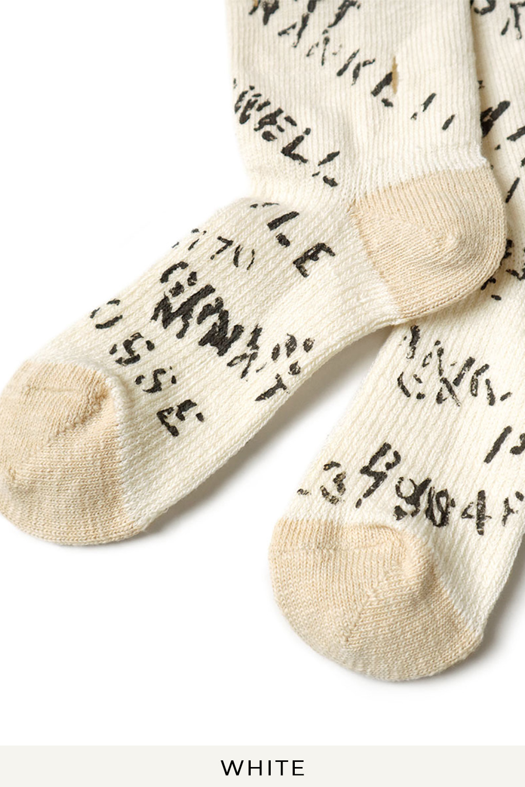 Kapital 96 Yarns ARMY Graffiti Hole-Punched Socks - 2 Colour Choices