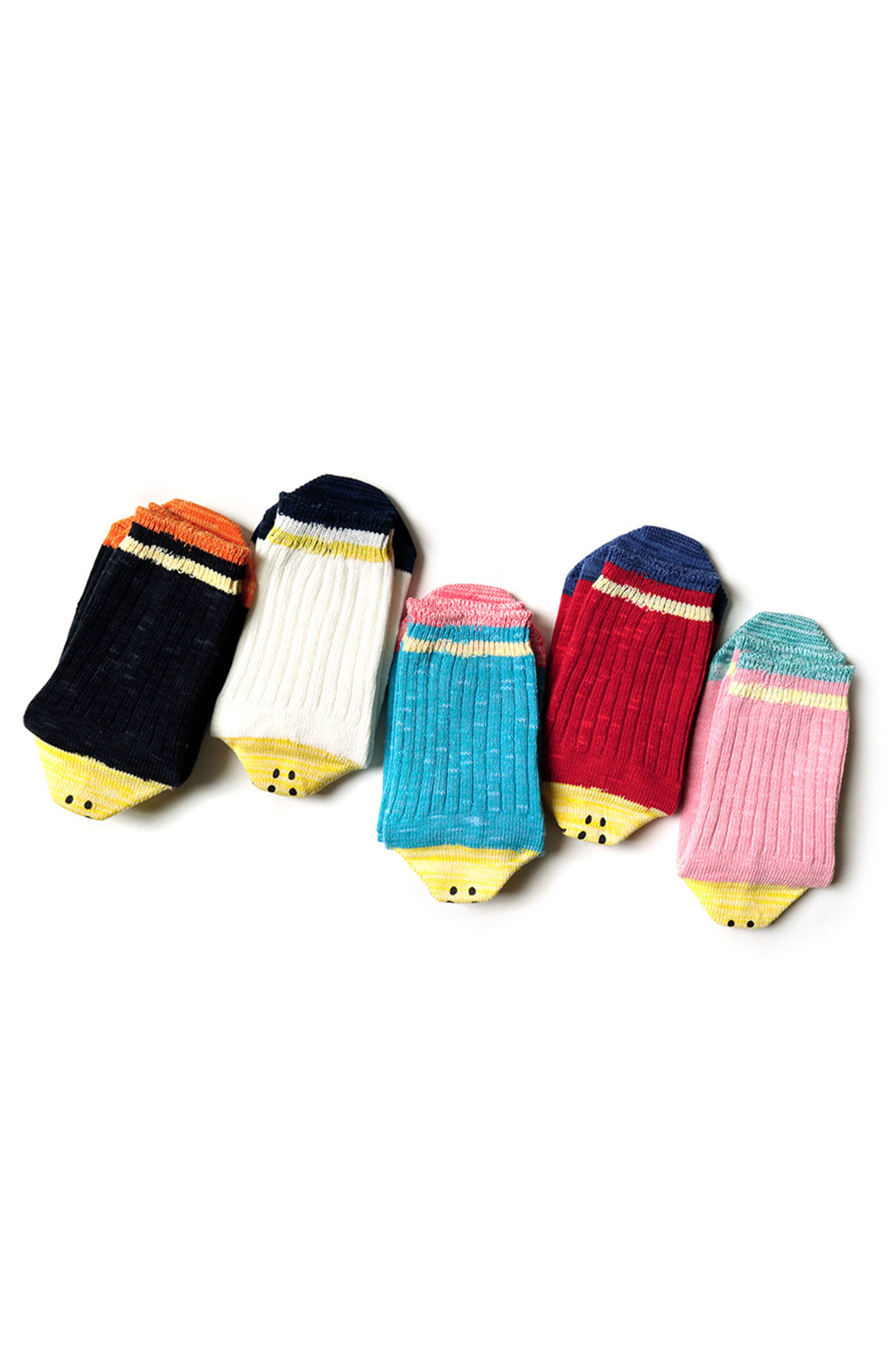 Kapital 96 Yarns IVY RAINBOWY HAPPY HEEL Socks - 5 Colors