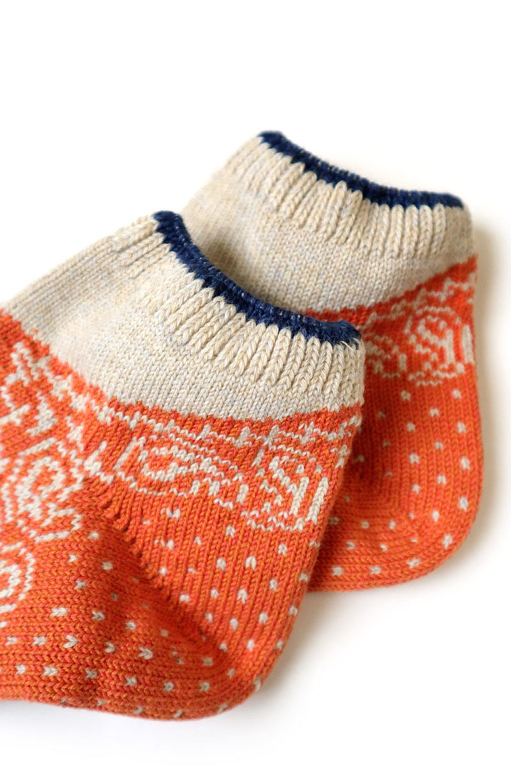 Kapital 96 Yarns Paisley Bandana Heel Ankle Socks - 4 Colors