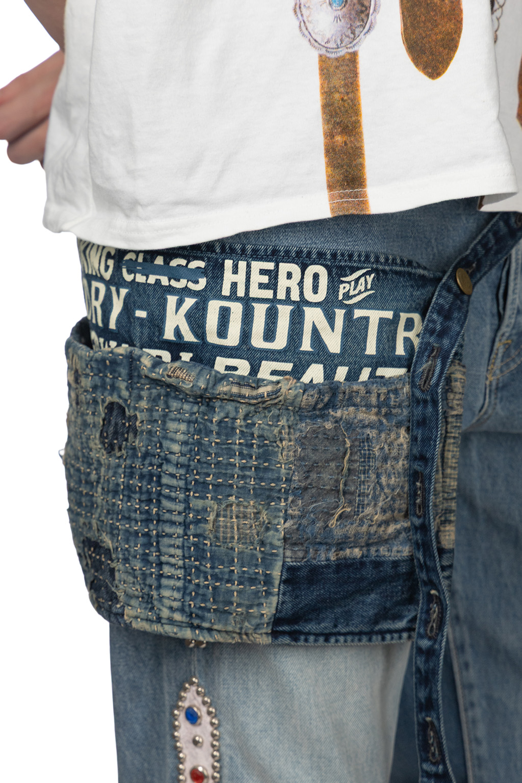 Kapital - BORO AD Apron - Indigo