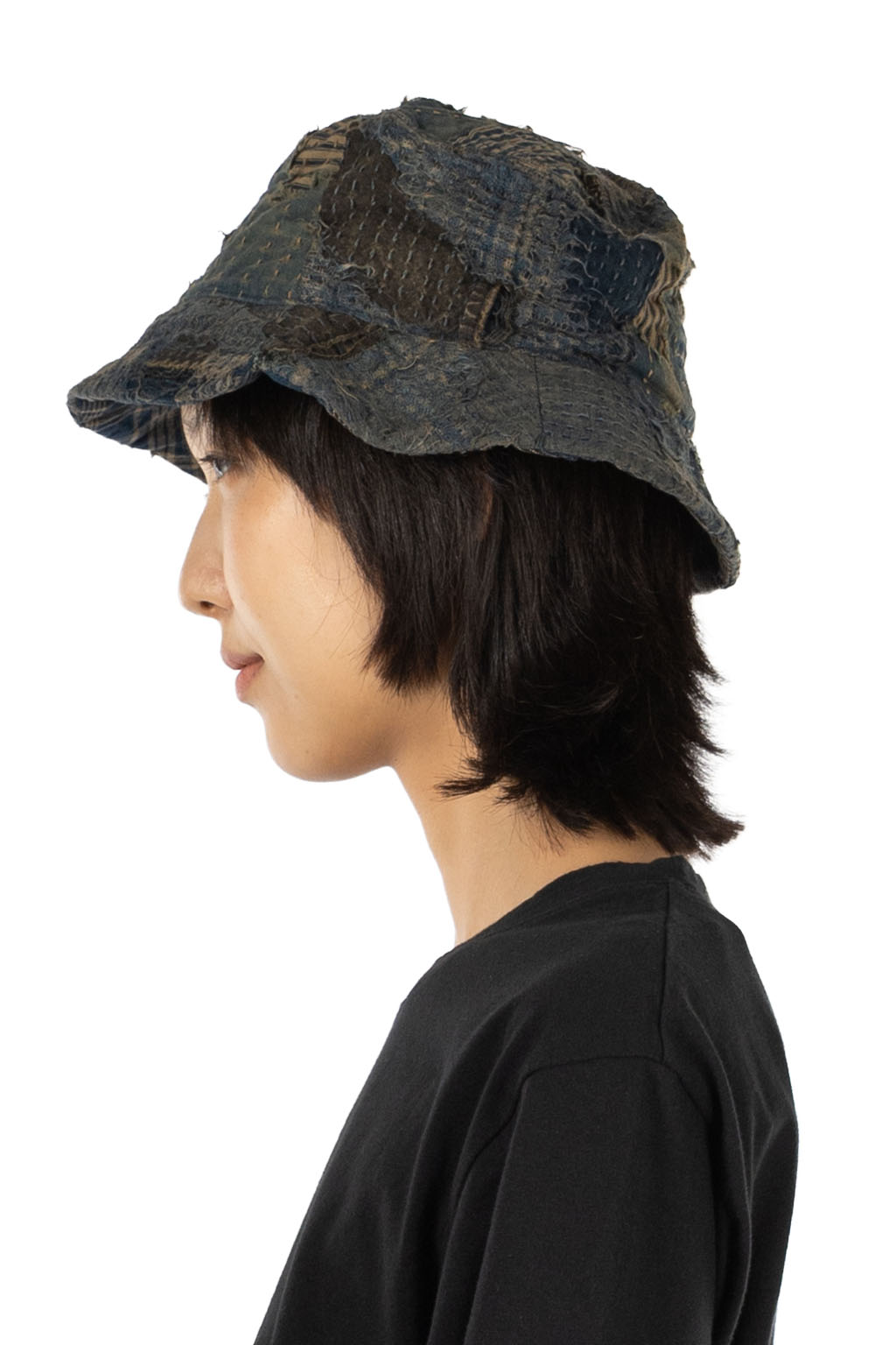 Kapital - BORO Bucket Hat - Indigo