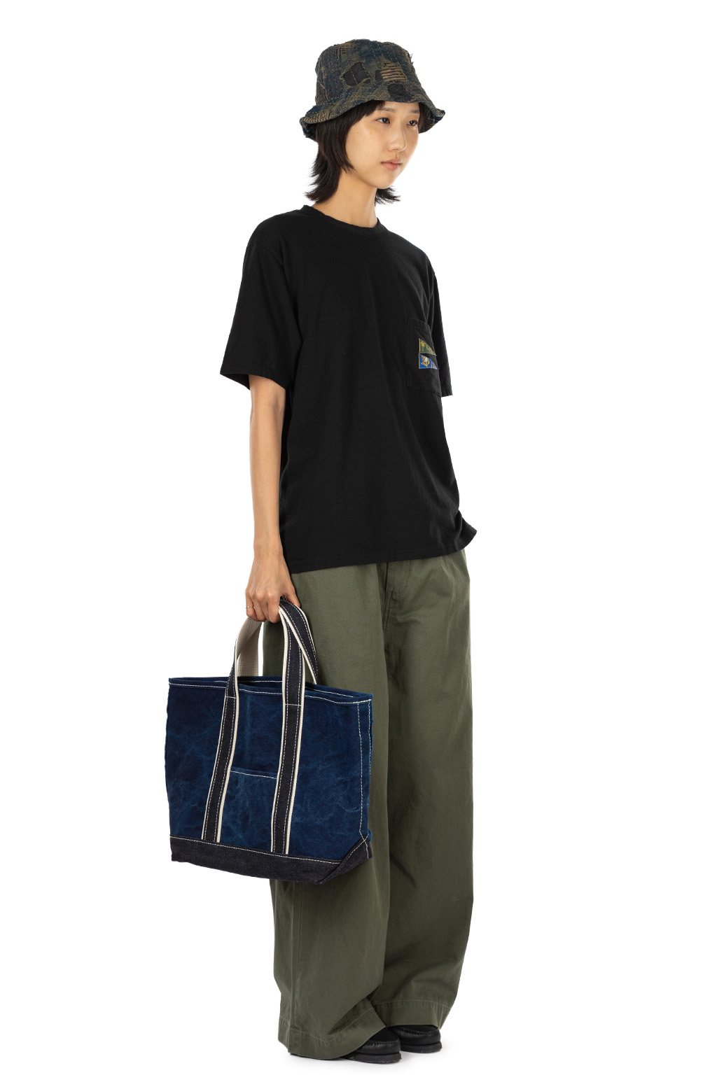 Kapital - BORO Bucket Hat - Indigo
