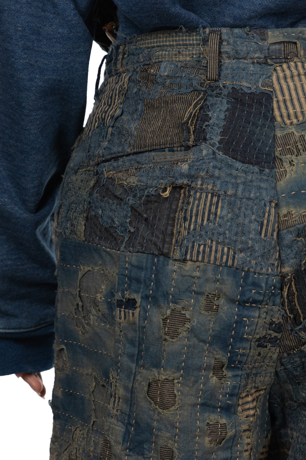Kapital - BORO IVY Short Pants - Indigo