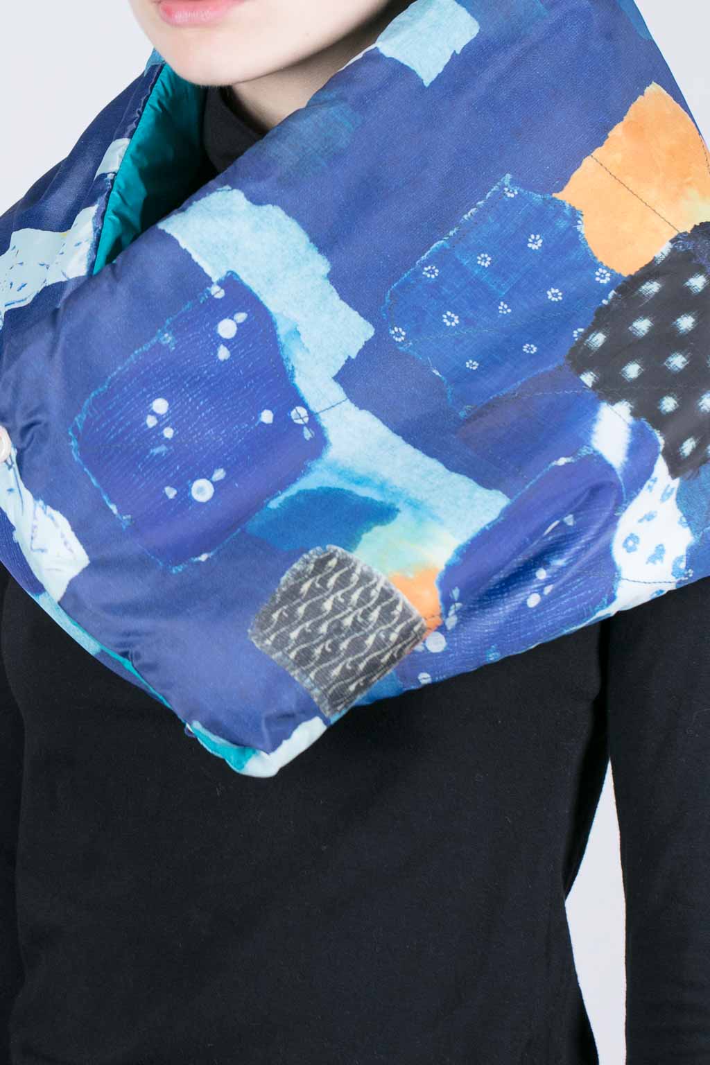 BlueButtonShop - Kapital - Kapital-BORO-Print-Nylon-OYSE-Snood
