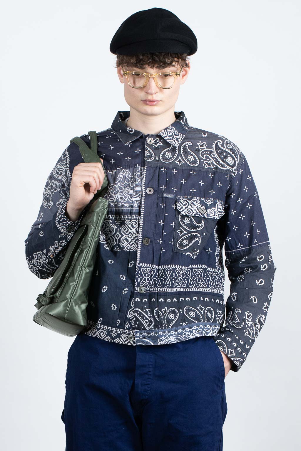 Kapital Bandana Patchwork 1st Jacket - PNV