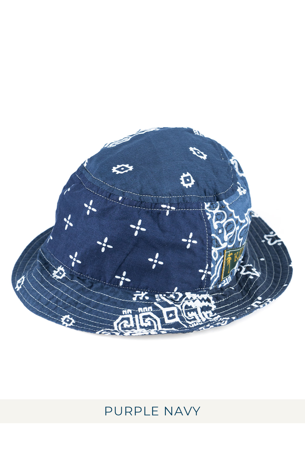Kapital Bandana Patchwork Bucket Hat (Short Brim) - 5 Colors