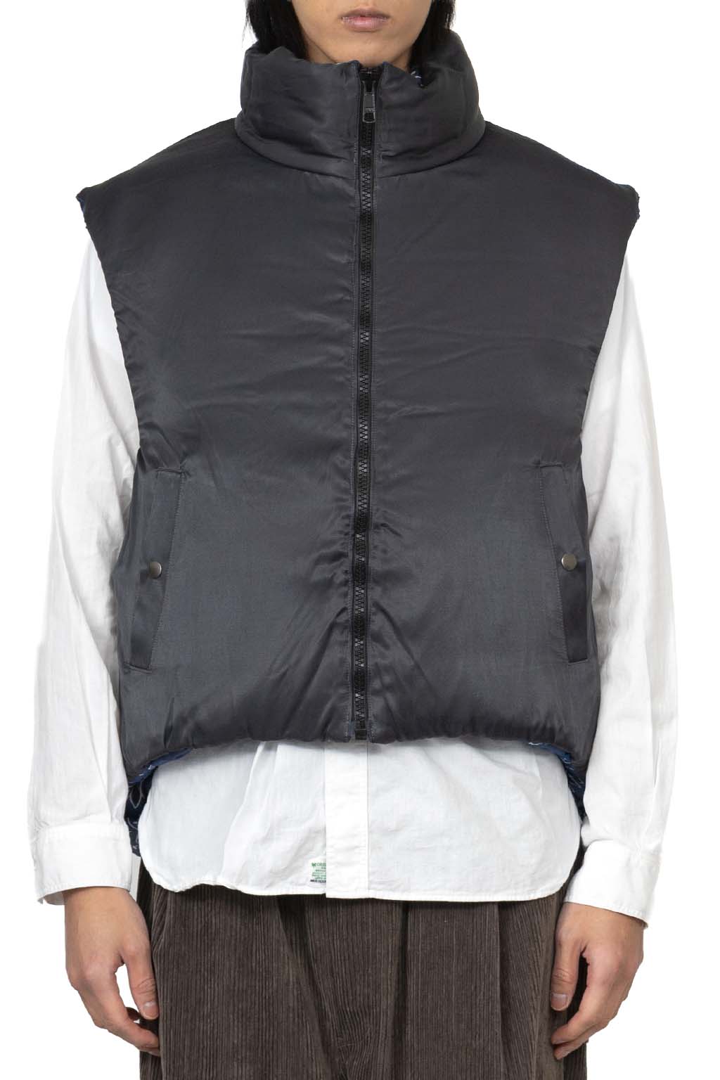 Kapital - Bandanna Nylon KEEL Weaving Vest - Dark Navy