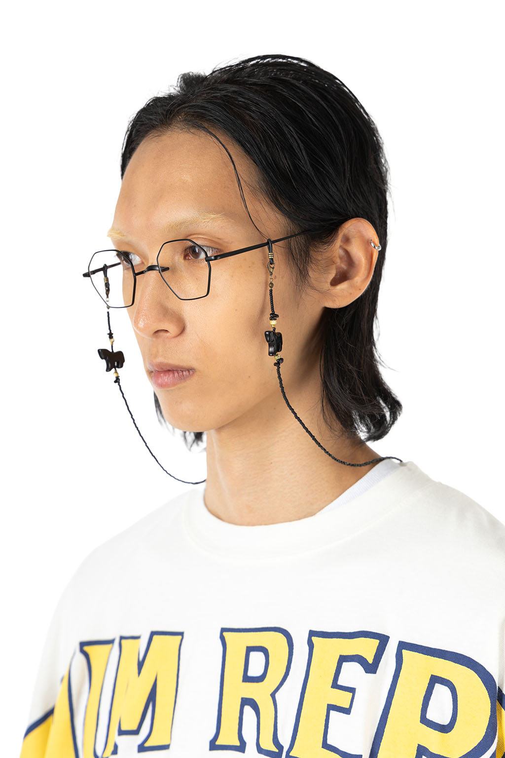 Kapital - Beads Glasses Chain (BLACK HORSE) 