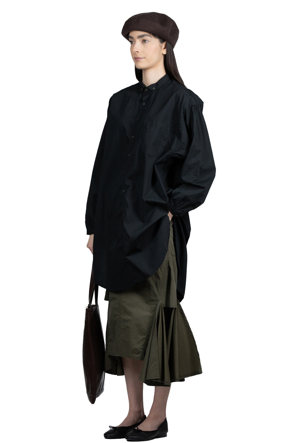 Kapital Broad Cloth Button Down GIANT Shirt - Black